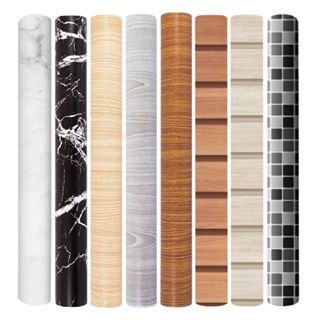 Papel de Parede 3D 5 METROS x 45CM Adesivo Autocolante Envelopamento Móveis Lavável Ripado Mármore em Oferta na Shopee