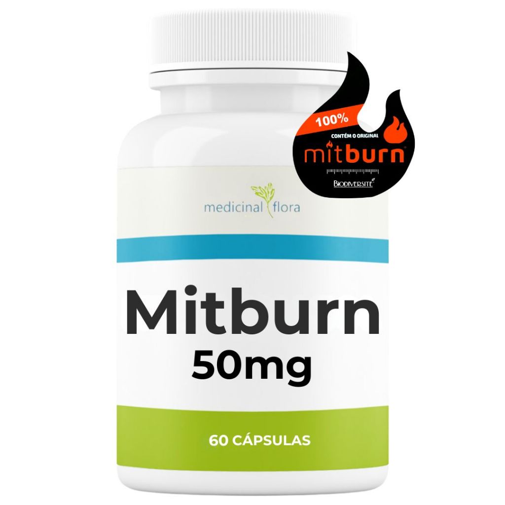 Mitburn 50mg 60 Cápsulas Com Selo de Autenticidade