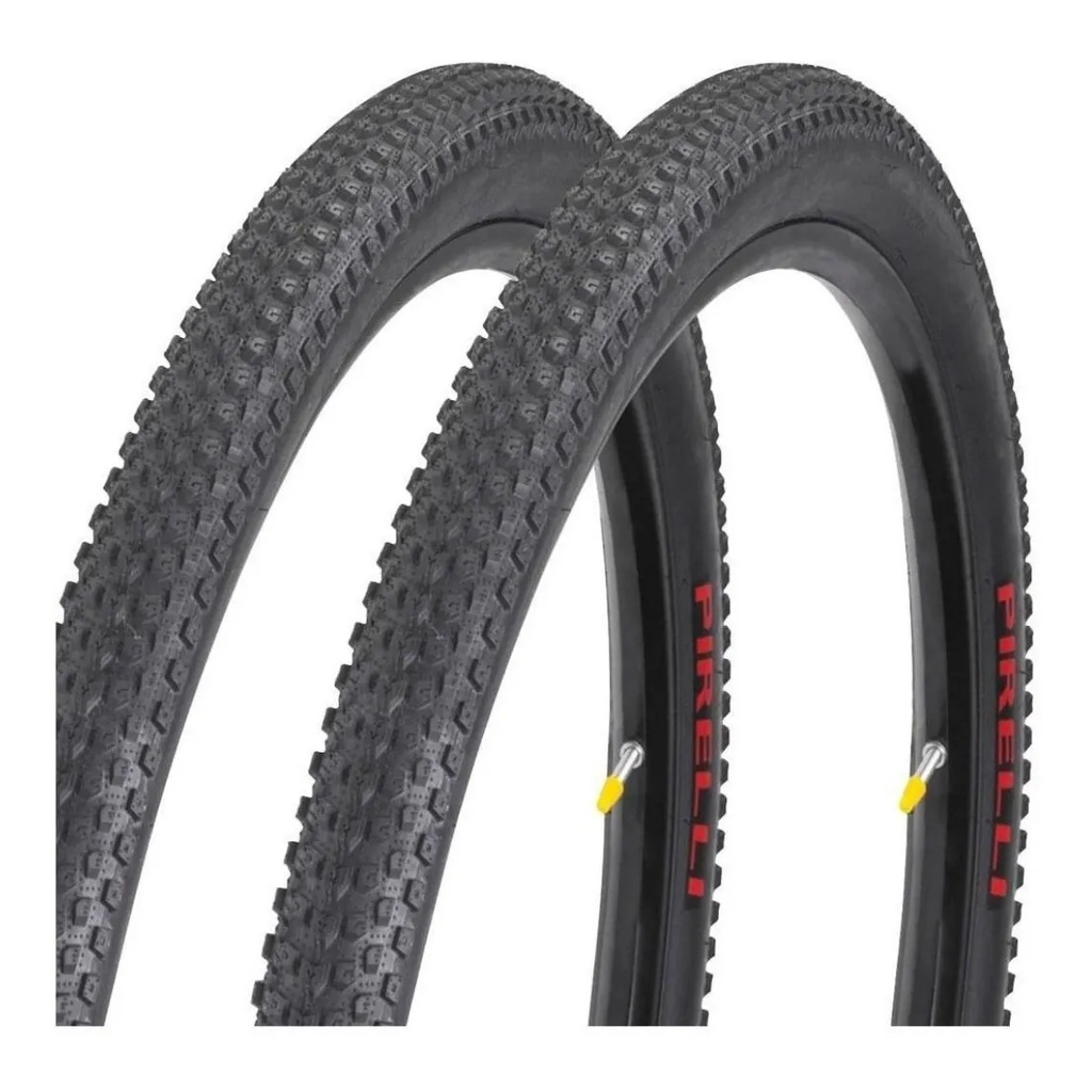 Kit Par Pneu Bicicleta Mtb Pirelli Aro 29 X 2.20 Scorpion Pro Bike 29er Balão Cravo Banda Leve