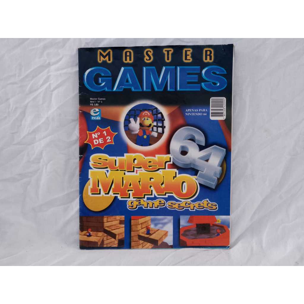 Revista Master Games 5 Super Mario Secrets Nintendo 64