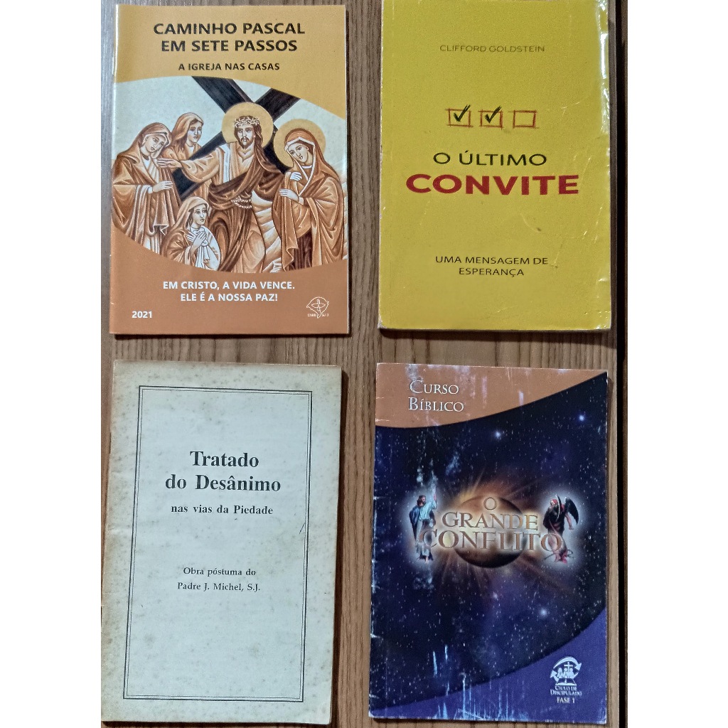 o grande conflito/o ultimo convite/tratado de desanimo/caminho pascal em sete passos