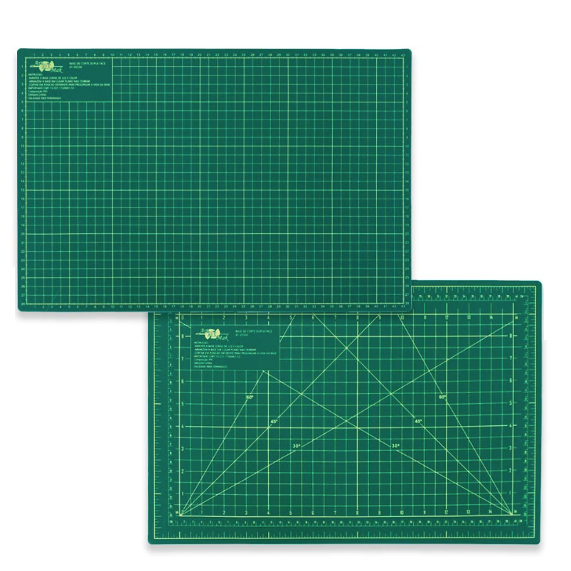 Base Corte A3 45x30cm Dupla Face - Patchwork Artesanato em Oferta na Shopee