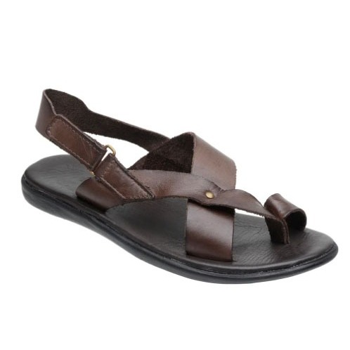 Sandália Masculina Em Couro legitimo Sandália Gladiadora Casual Sandália de Verão