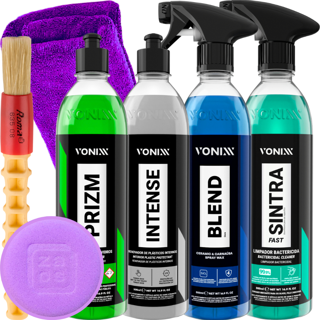 Kit Prizm Restaurador de Vidros Cera Blend Sintra Fast Intense Vonixx em Oferta na Shopee