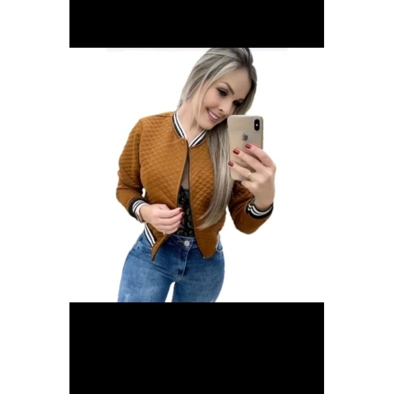 jaqueta feminina m G GG  Bomber casaco matelaze