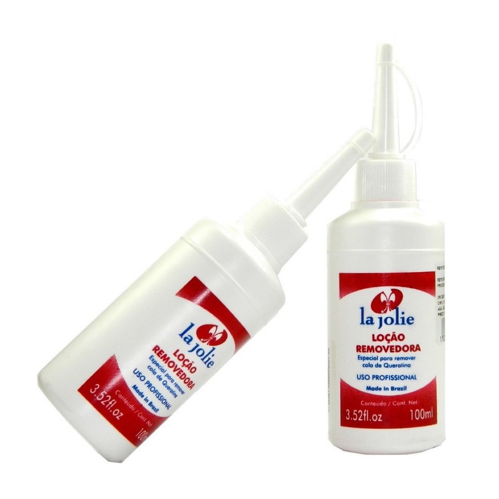 REMOVEDOR DE MEGA HAIR QUERATINA E ADESIVO LA JOLIE 100ML (1 UNIDADE)