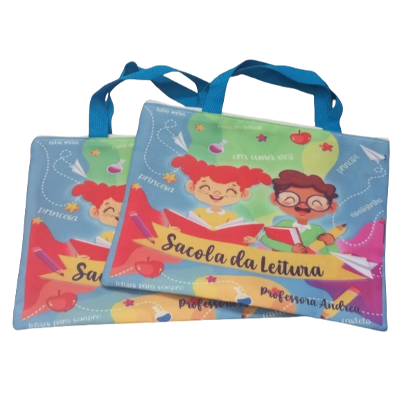 Sacola Leitura Ecobag Bolsa Literaria Personalizado Tira Colo em Oferta na Shopee