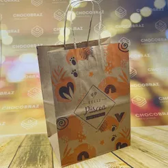 10~50 SACOLA DE PASCOA 25x18x12 4299 PASCOA CHOCOLOVER 2025 ideia OFF