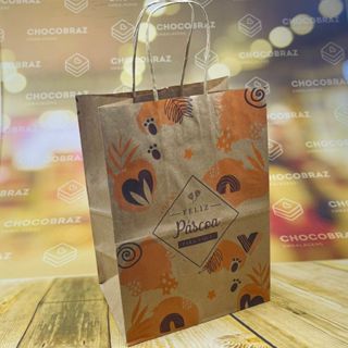 10~50 SACOLA DE  PASCOA 25x18x12 4299 PASCOA CHOCOLOVER 2025 ideia OFF em Oferta na Shopee