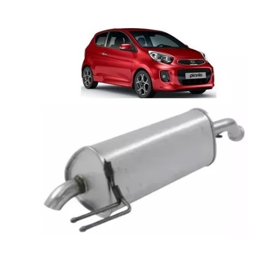 ESCAPAMENTO SILENCIOSO TRSEIRO KIA PICANTO 1.0 12V/1.1 12V 2008 A 2011