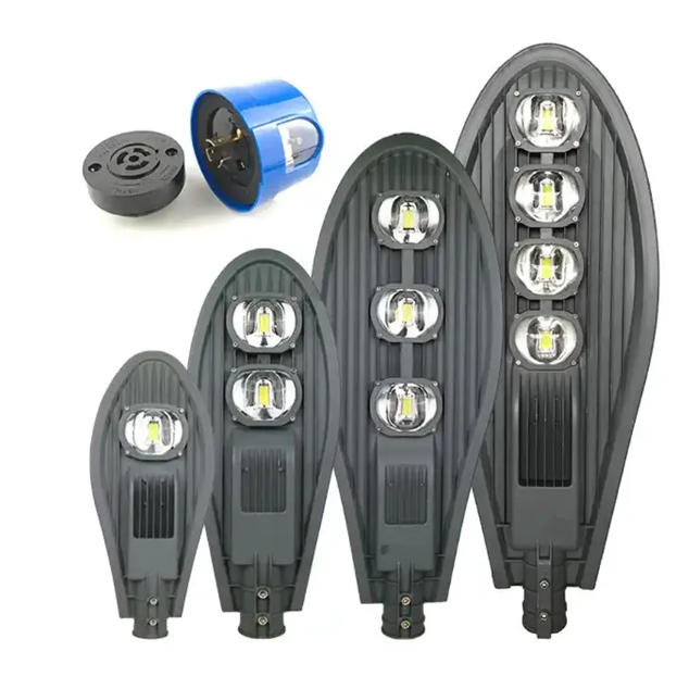 Luminária Led Para Poste SMD Cob Smd Rele Cob Rele Solar Iluminação Publica Bivolt 50w 100w 150w 200w 300w