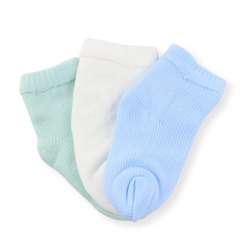 Kit 3 Pares Meias Super Finas Bebê | 100% Poliamida | Enxoval Completo em Oferta na Shopee