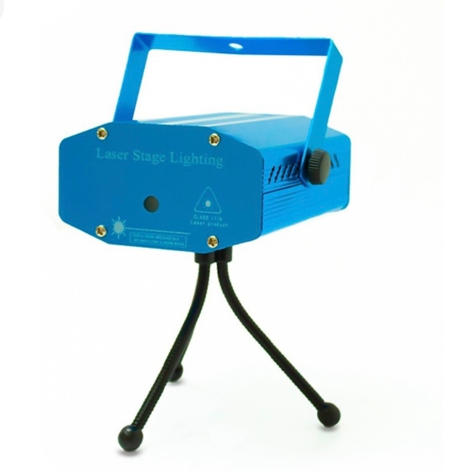 Mini Lazer Projetor Holografico Festa Luz Led Sd LT-8008