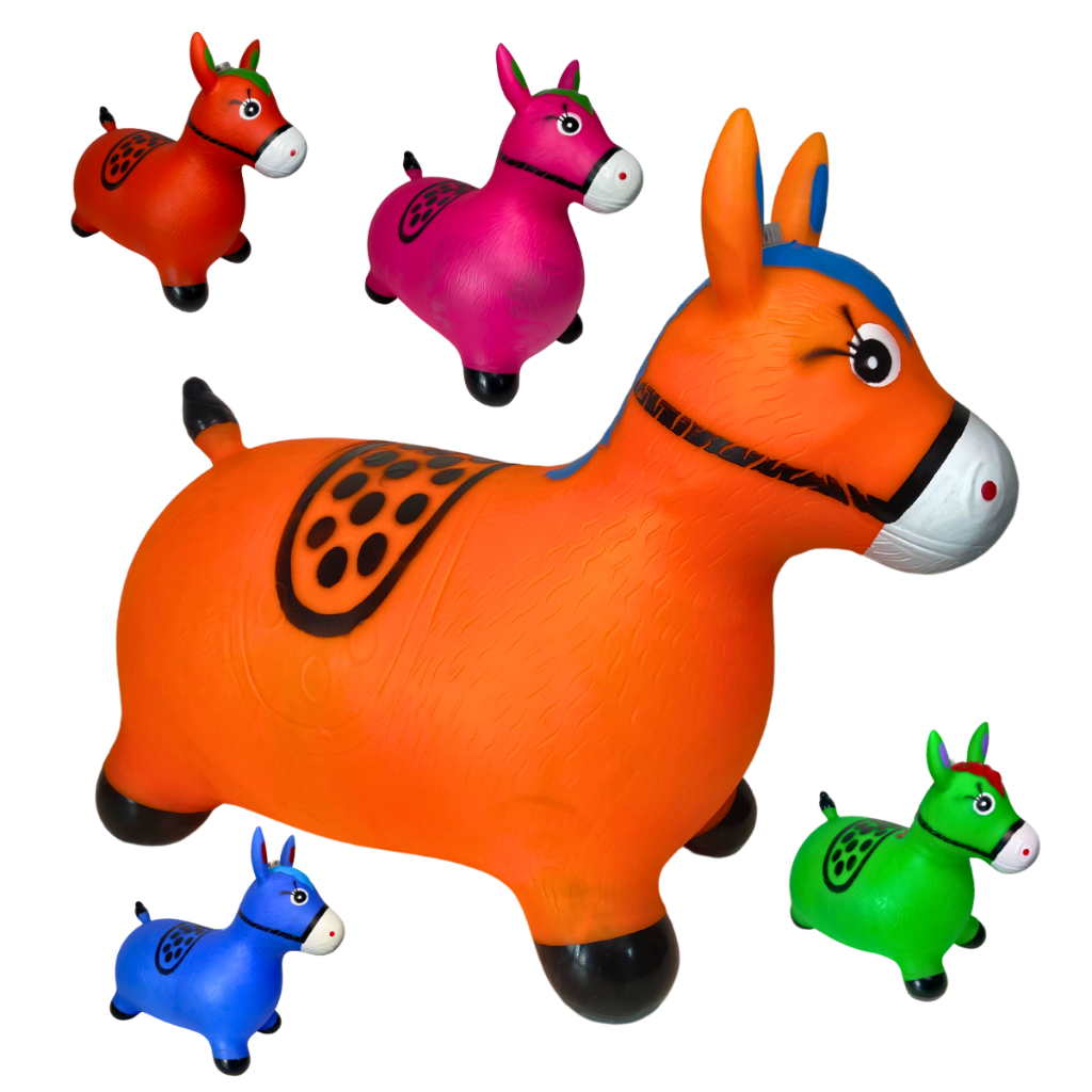 Cavalinho Upa Pula Inflável Musical Brinquedo Infantil em Oferta na Shopee