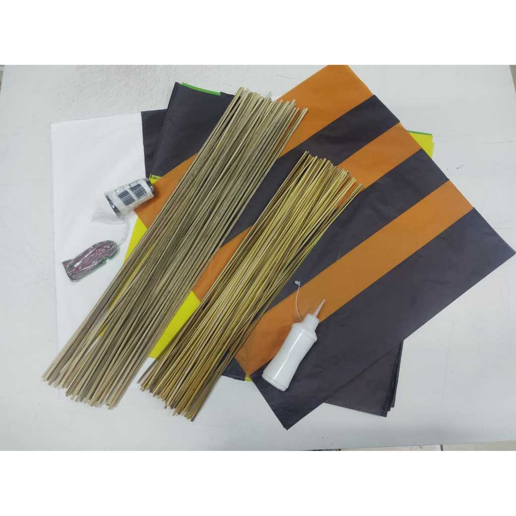 Kit Para Fazer 10 Pipas De 60 Centimentros E Kit Para Fazer 50 Metros De Rabiola