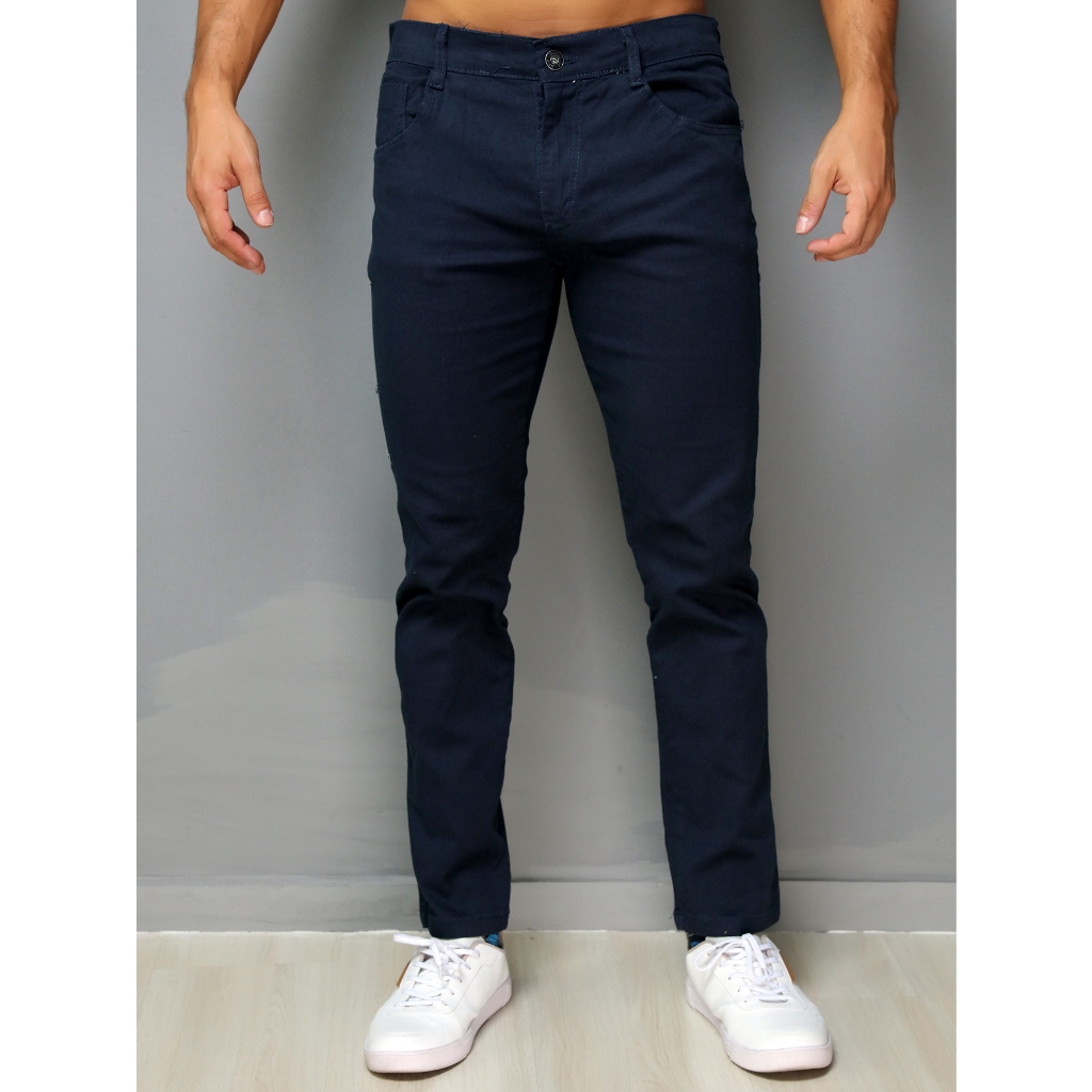 Calça sarja masculino com Elastano casual TOP ,DIRETO FABRICA!