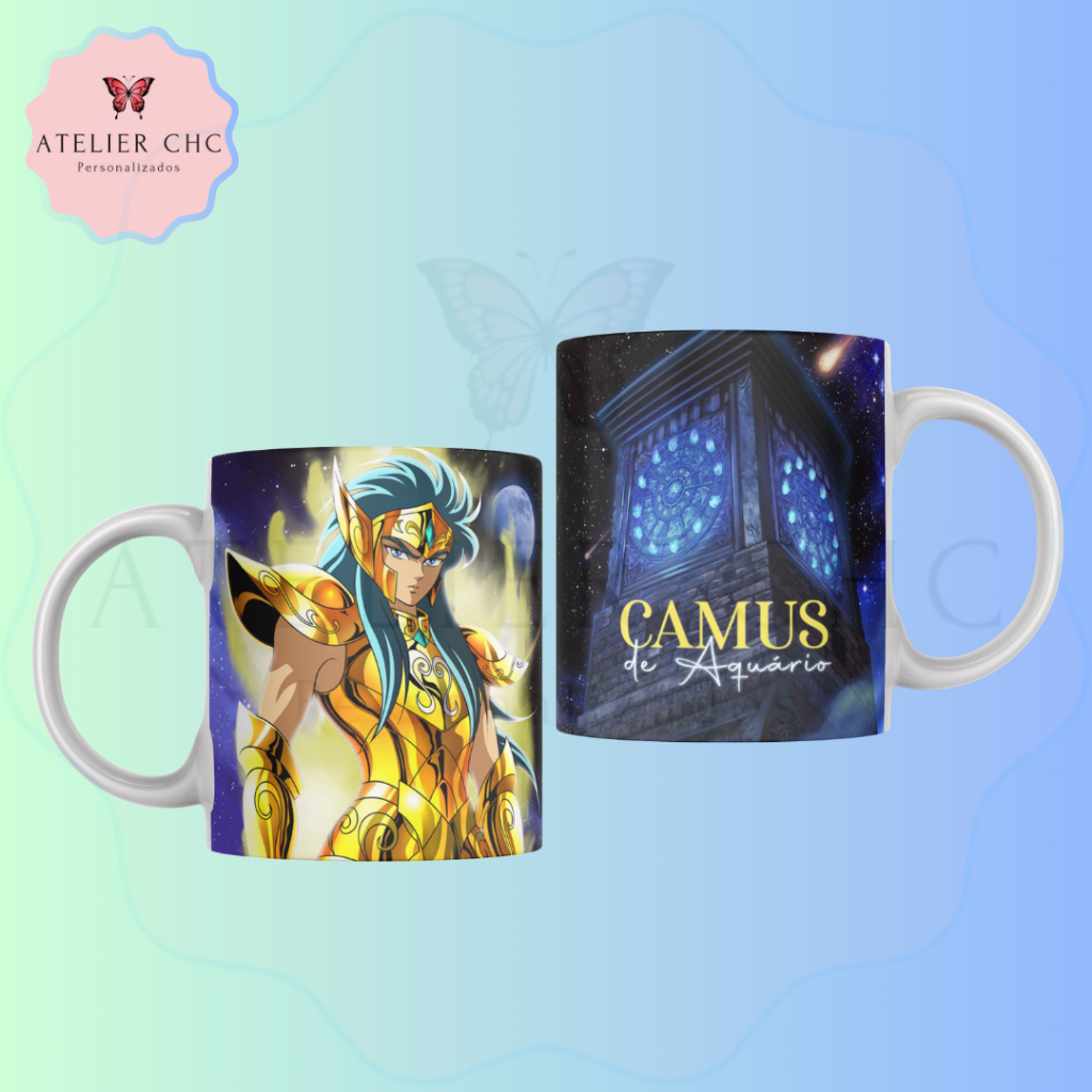 Imagem Caneca Cavaleiros dos Zodíacos signos - escolha seu signo