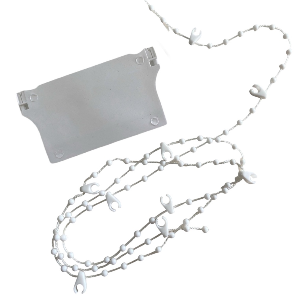 24 Unidades Pesos Persiana Vertical 9cm Acessório 5 Mts Corrente Clip em Oferta na Shopee