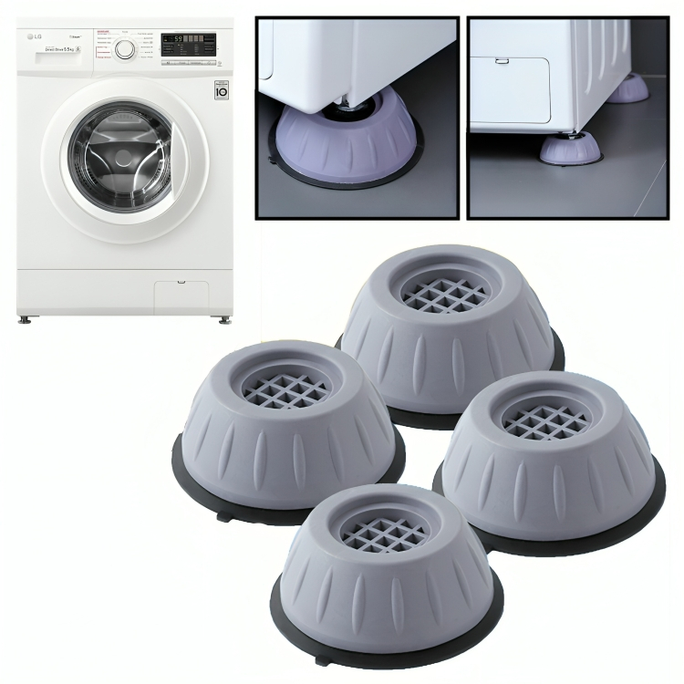 Suporte Base de Máquina de Lavar Pé Nivelador Lava E Seca Suporte Secadora Anti Vibração Base Lavadora 4 Peças Anti-Ruído Almofada De Borracha