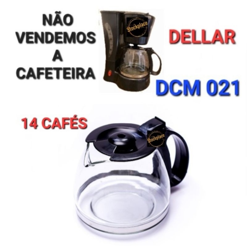 JARRA PARA CAFETEIRA DELLAR DCM 021 - 14 CAFÉS - COMPATÍVEL