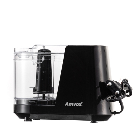 Mini Processador Elétrico Amvox 100W APR 1001 Black em Oferta na Shopee