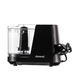 Mini Processador Elétrico Amvox 100W APR 1001 Black em Oferta na Shopee