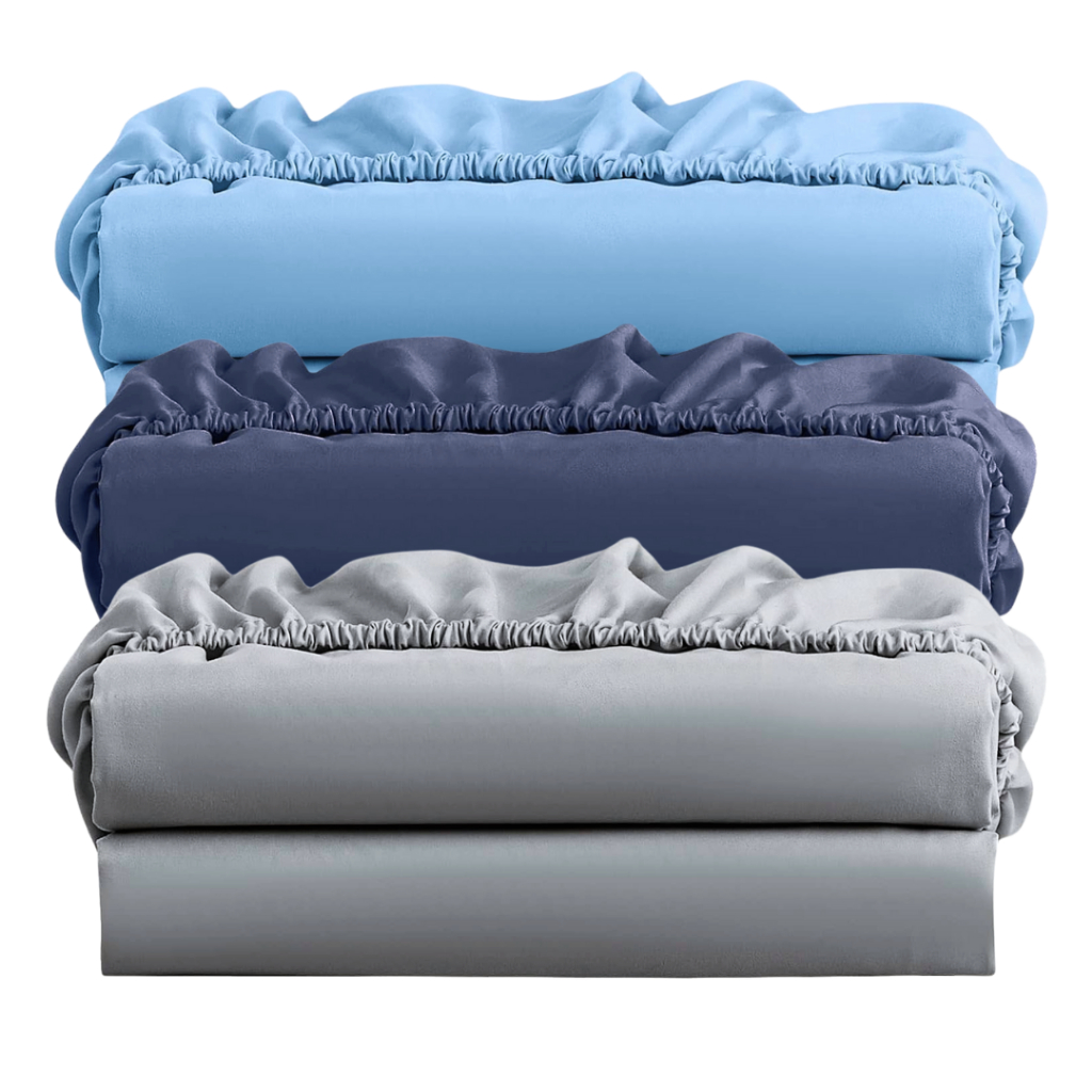 Kit até 3 Lençol casal com elástico 1.38m X 1.88m X 30cm altura