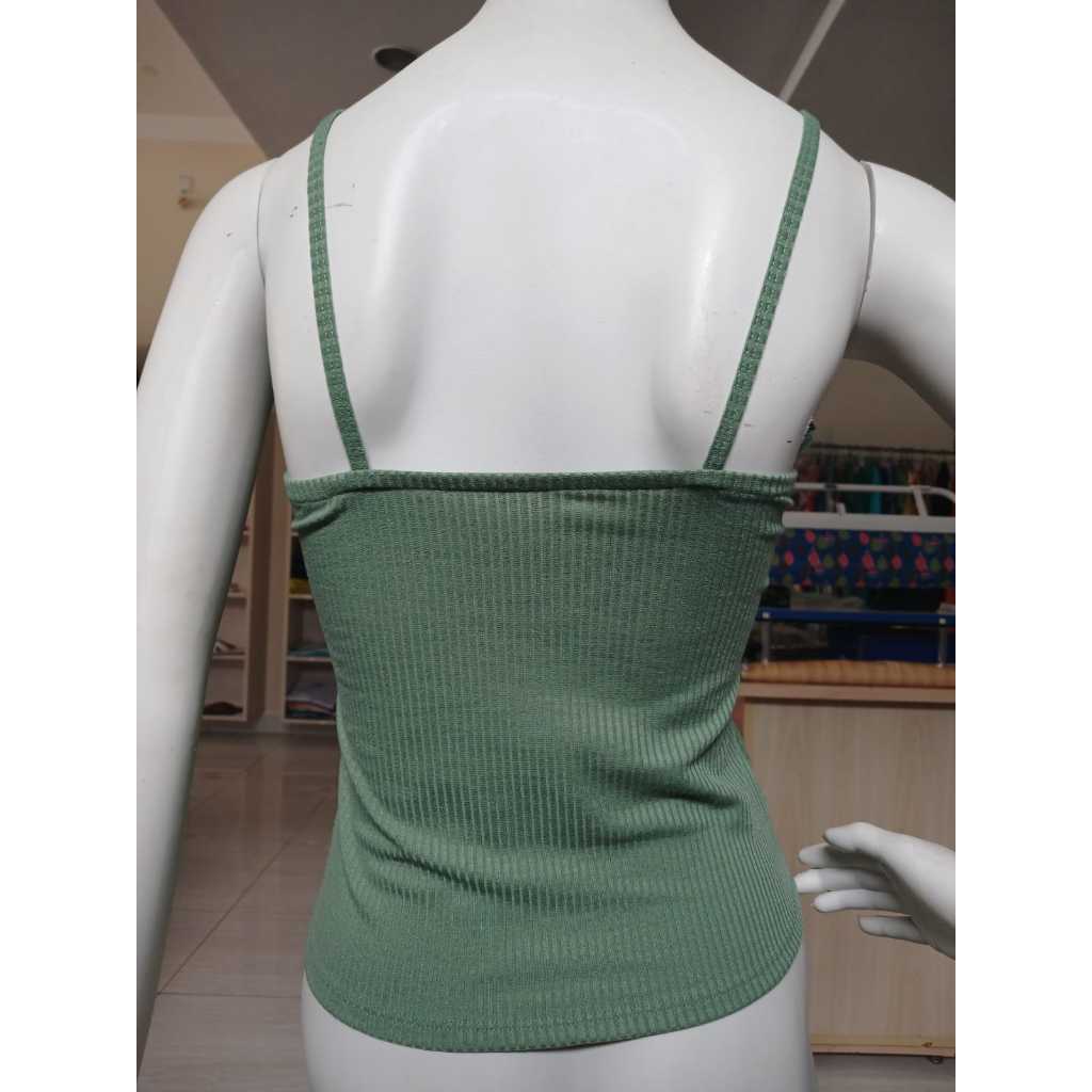 Blusa Alçinha Feminina Canelada Detalhe Babado Cores
