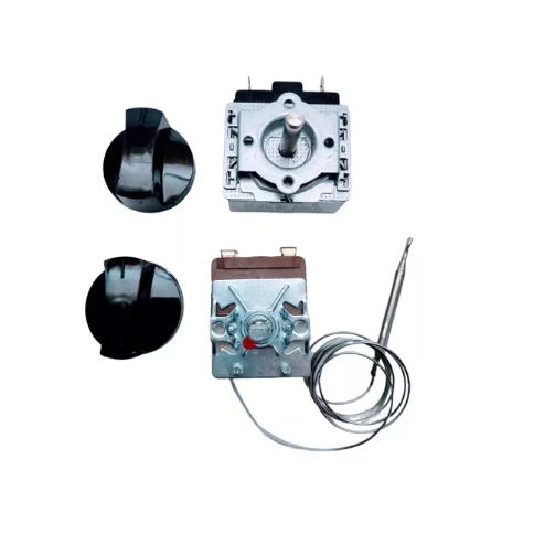 Kit Botão Termostato E Timer Forno Elétrico Nardelli Fogatti