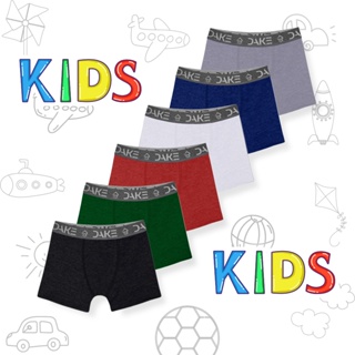 Kit 5 Cueca Algodão Premium Infantil Box Boxer Kids em Oferta na Shopee