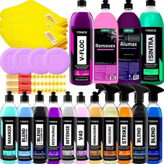 Kit Produtos Vonixx Profissional Lançamento Limpeza de Carro em Oferta na Shopee