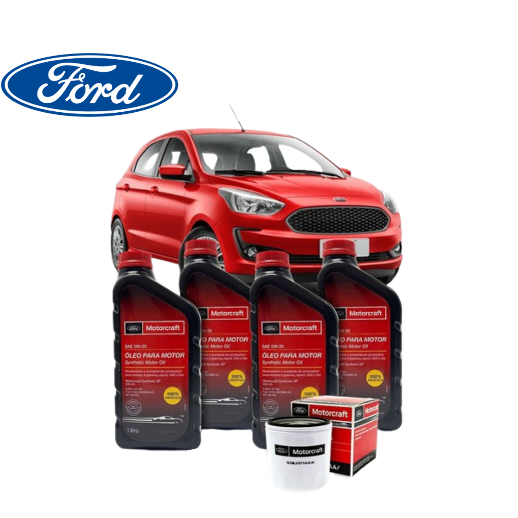 Kit Revisão 5W20 Motorcraft Ford Ka 1.0 1.5 2018 2019 2020 2021 Original Ford