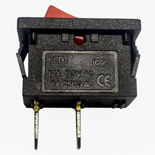 5 Peças Mini Chave Gangorra vermelha Kcd11-101 Liga/desliga 3a 250v em Oferta na Shopee