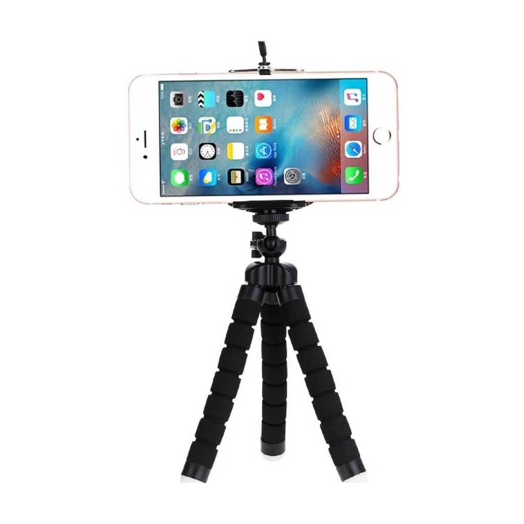 Suporte Celular Tripé Adaptador Fixa Smartphone Para Séries filmes Selfie