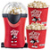 Pipoqueira Elétrica Disney Mickey Mallory Com 2 Baldes Pipoca