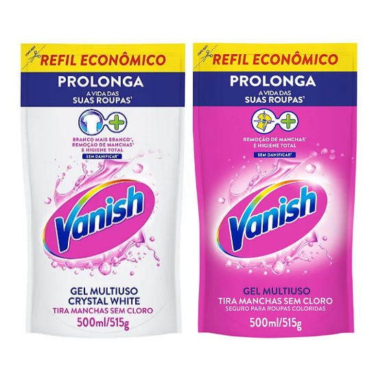 Tira Manchas Vanish Multiuso em Gel Sachê 500 mL