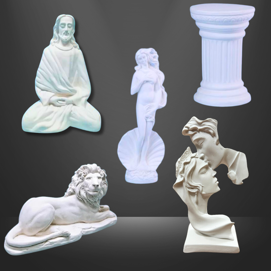 Escultura de Gesso Decorativa Para Escritórios Salas Toalete | Modelos Mais Vendidos de Estátua