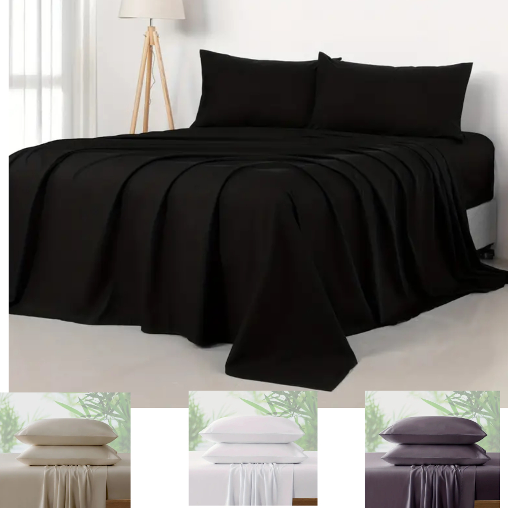 Revenda Kit 02 Jogo Lencol conjunto Roupa Cama Casal Queen 4 Pecas Liso Decoracao Quarto Poliester