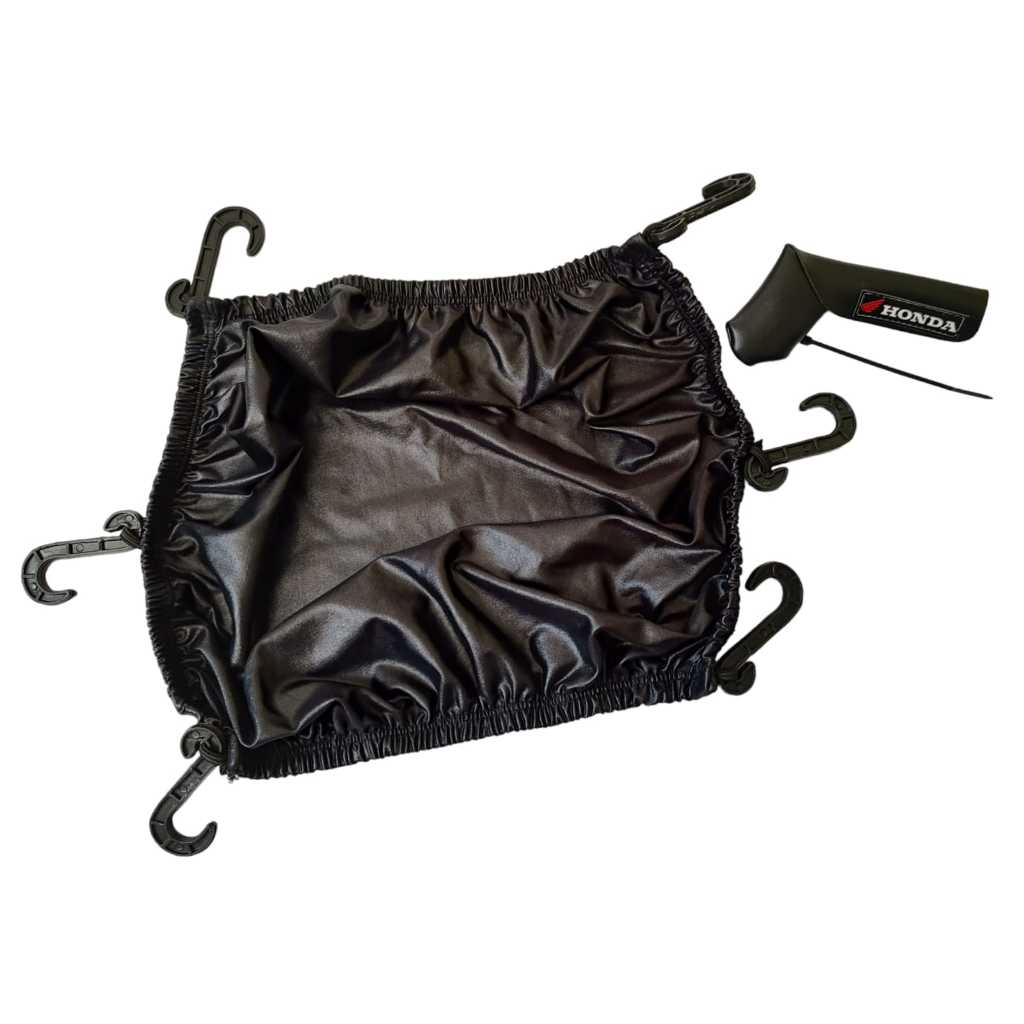 Kit Rede Elástica Fechada para Capacete + Capa para Pedal de Câmbio de Moto em Oferta na Shopee