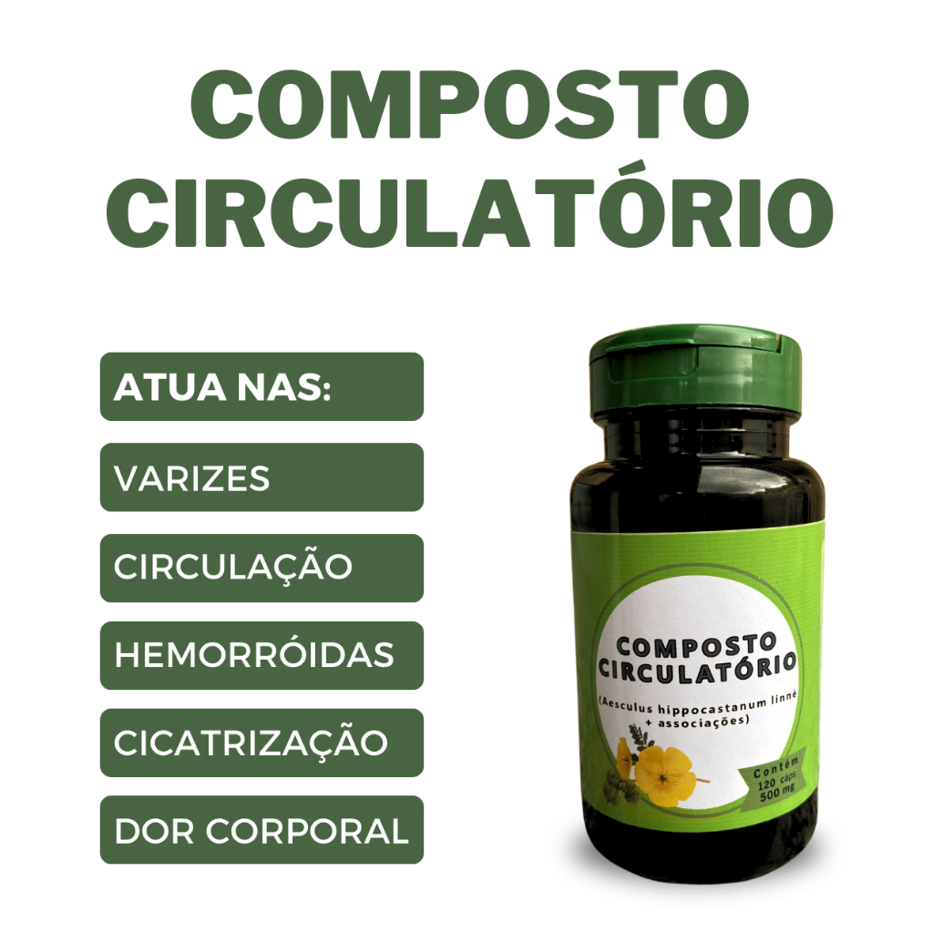 Composto CircuLife 120 cáps 500mg