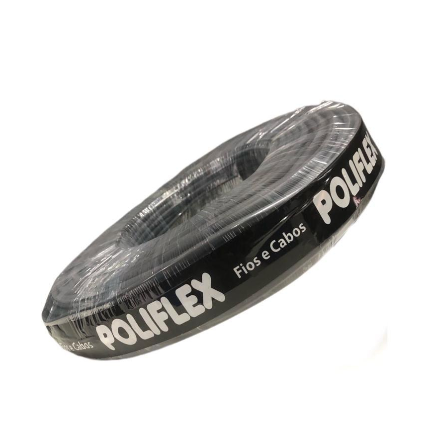Fio Flexível Cabo PP 2x2,5mm Extensão Elétrica Rolo c/50 Metros.