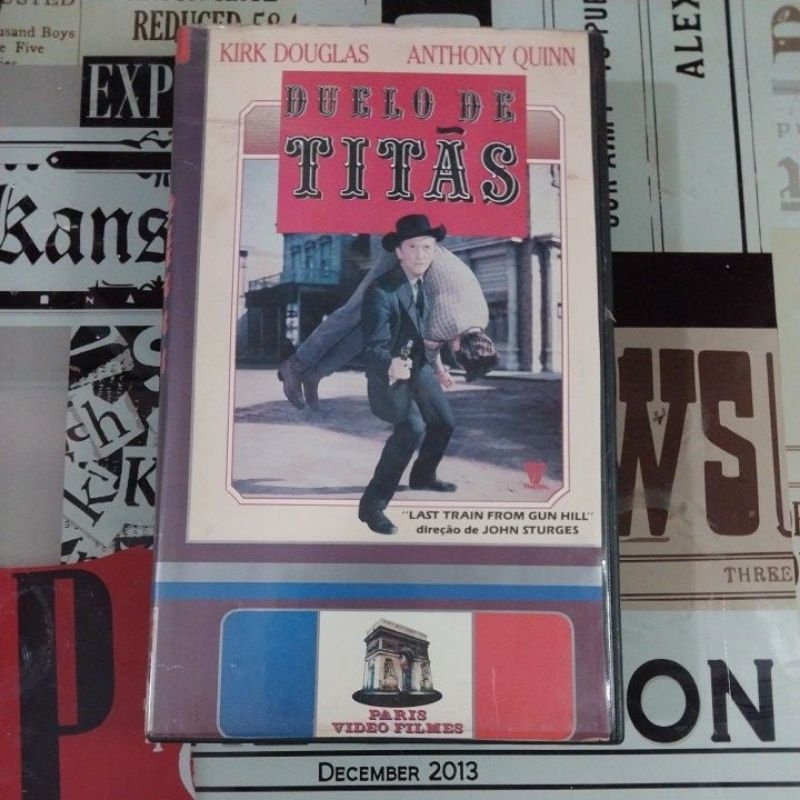 Filme Duelo de Titans (legendado) Fita Cassete VHS Paris Video Filmes