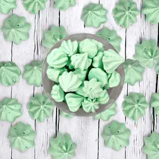 Mini Suspiros 140g C/ aprox. 200 unid. Cor Verde em Oferta na Shopee