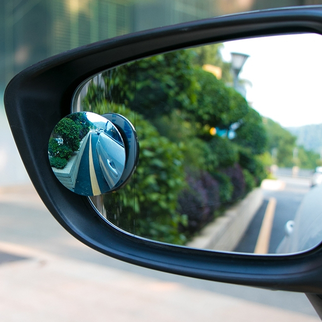 S100 - (1 Par) de Espelho Retrovisor Carro Moto Convexo Fixo ou Móvel Auxiliar Externo Par...