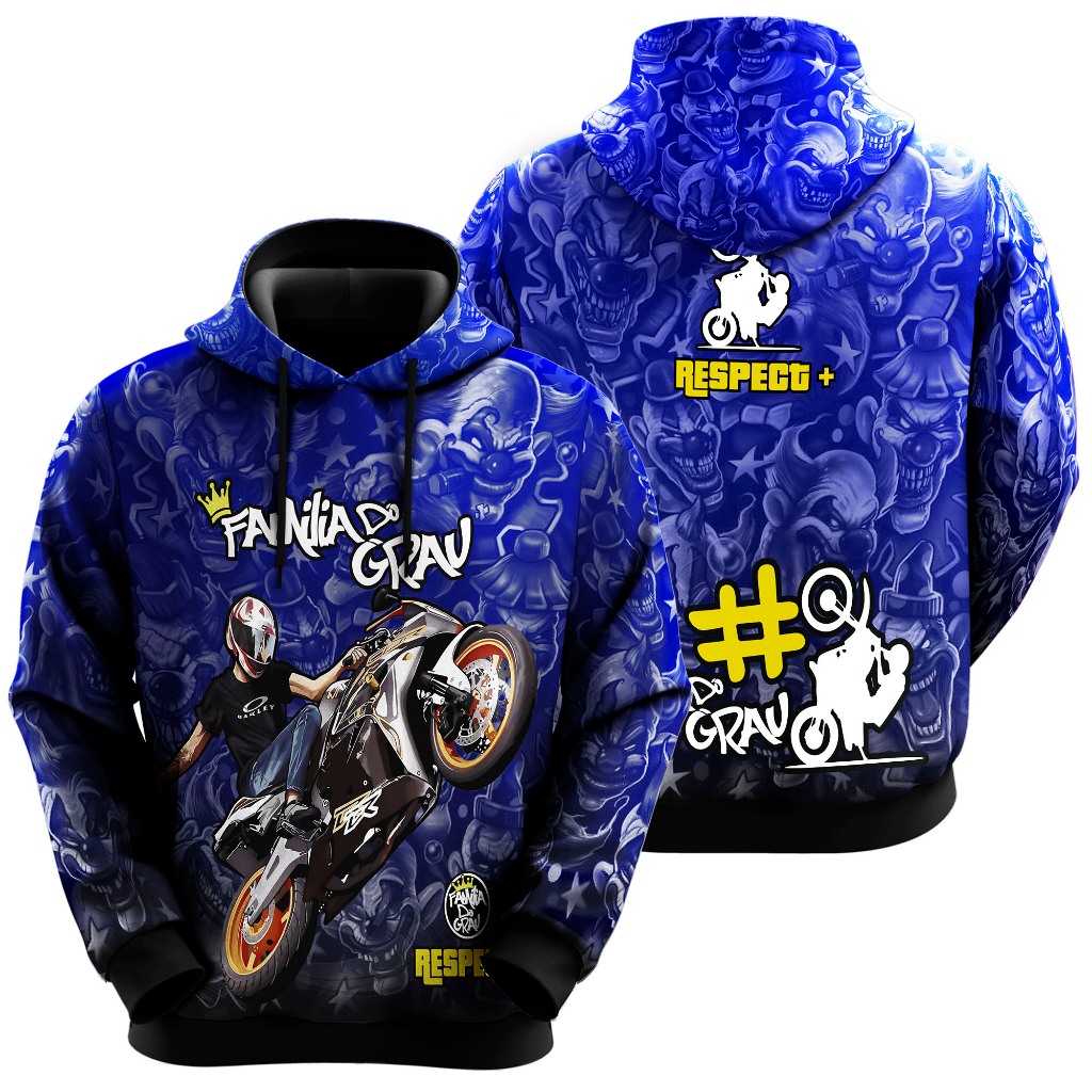 Blusa de Moletom Sublimado Família Do Grau Super Top em Oferta na Shopee