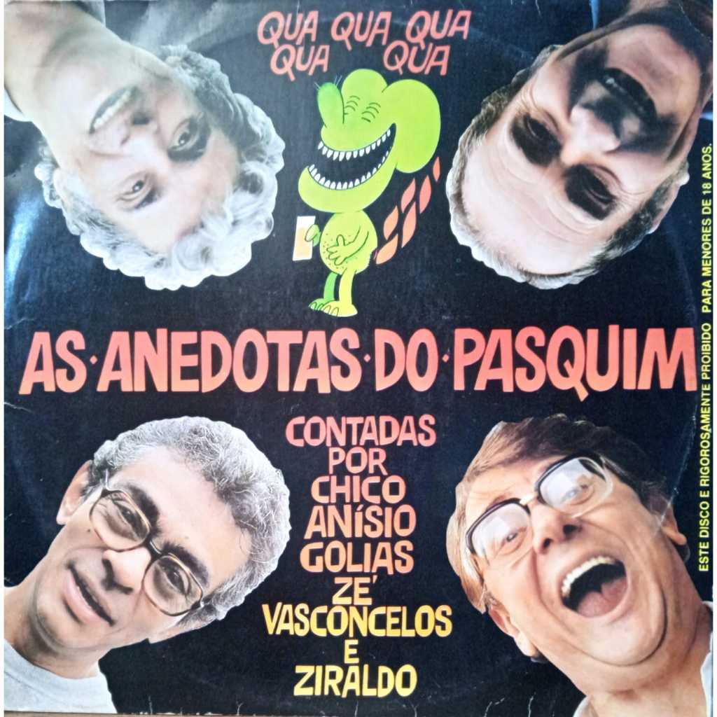 LP Chico Anísio, Golias, José Vasconcelos E Ziraldo – As Anedotas Do Pasquim Vol. 1 (013)