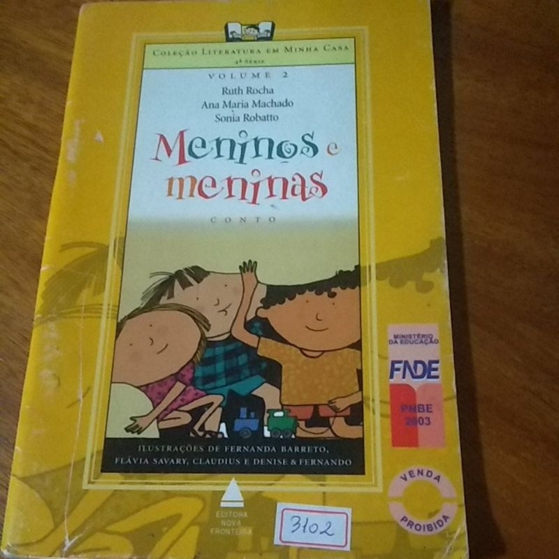 Meninos e meninas Conto Ruth Rocha literatura minha casa(3102b)