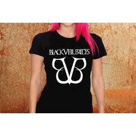 Baby Look  Black veil brides VB - Camiseta Feminina banda rock show