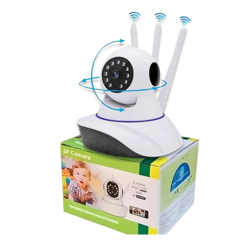 Câmera Ip 3 Antenas Wireless 2ª Geração Wifi 2g C/ Visão