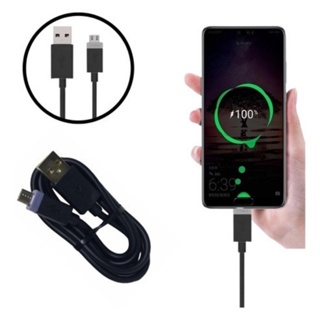 Cabo Carregador E Dados Turbo Celular Tipo C Ou Micro USB V8 em Oferta na Shopee